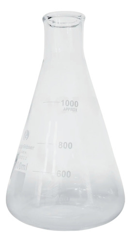 Matraz Vidrio Erlenmeyer 1000 Cc Ch