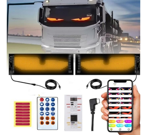 1 2 Pcs Para Ojos Led Para Automovil Parabrisas De Camion
