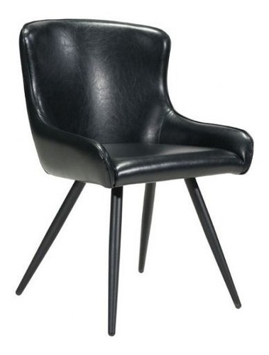 Imagen 1 de 10 de Silla De Comedor Modelo Dresden - Negro Këssa Muebles