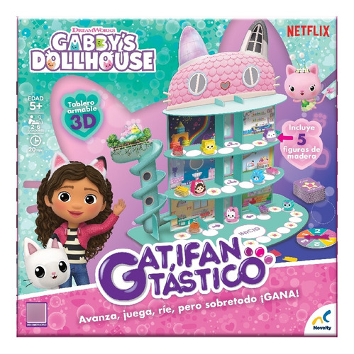 Gabbys Dollhouse Gatifantastico Juego De Mesa Novelty