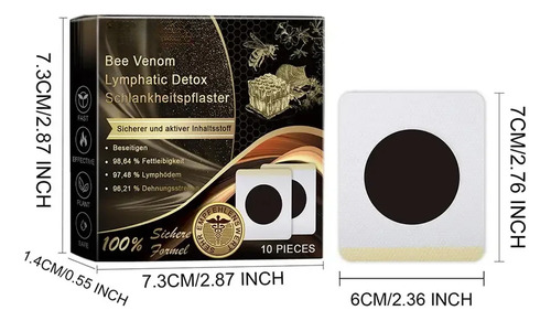 60 Pack Bee Venom Lymphatic Drainage Slimming Patch