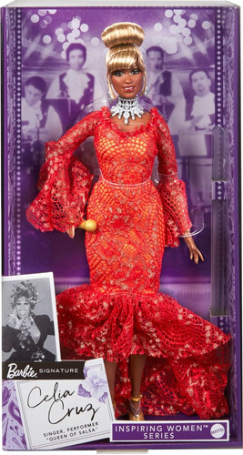 Muñeca Barbie Celia Cruz Colección Inspiradora