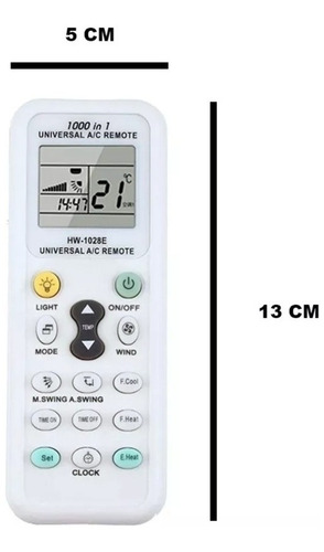 Kit 2 Controle Remoto Universal Ar Condicionado Todo Modelo