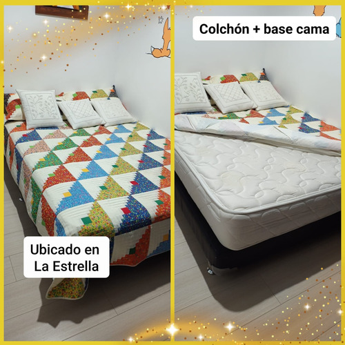 Base Cama Y Colchon En Perfecto Estado, Prácticamente Nuevo