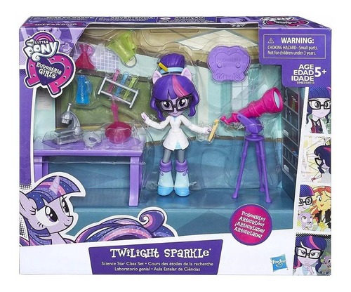 My Little Pony Twilight Sparkle Set Aula Estelar De Ciencias