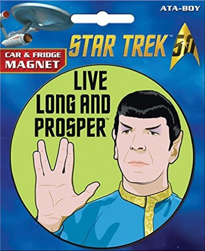 Ata-boy Star Trek Die-cut Live Long And Prosper Magnet For C