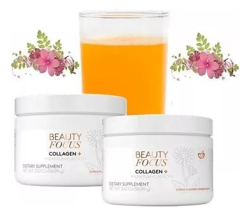 Combo X 2 Colagenos Nuskin Beauty Focus N1 Usa Y Europa! Todo Tipo De Piel Día/noche