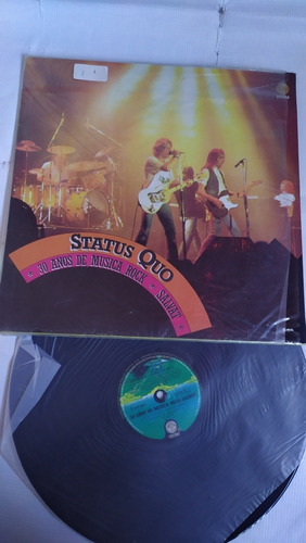 Status Quo 30 Años De Música Rock Salvat Disco De Vinil Orig