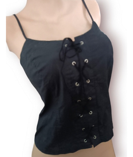 Blusa Tipo Corset Con Cierre Lateral