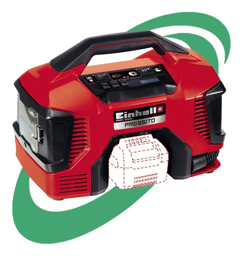 Compresor De Aire Inalámbrico Portátil Einhell Pressito 18v