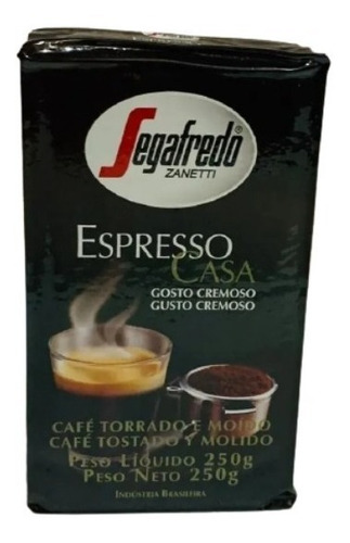 Imagen 2 de 7 de Cafe Molido 12 X 250gr Espresso Casa Segafredo Zanetti