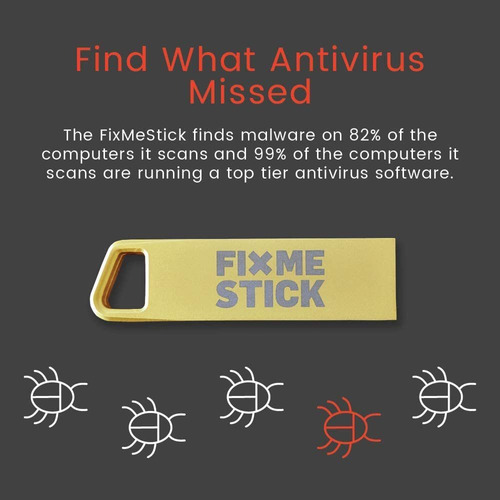 Fixmestick Gold Computer Virus Removal Stick Para Pc Con Win
