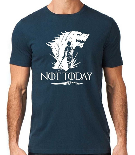 Remera Game Of Thrones Not Today 100% Algodón