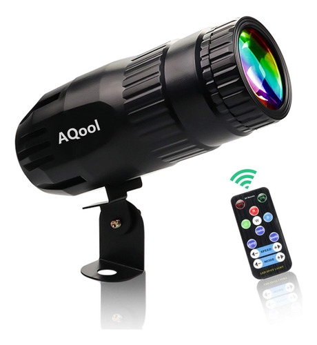 Aqool. Mini Foco De 15 W, Luces Led Rgbw Superbrillantes