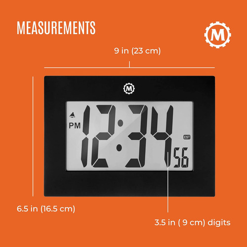 Cl030064 Reloj De Pared Digital Grande Soporte De Mesa ...
