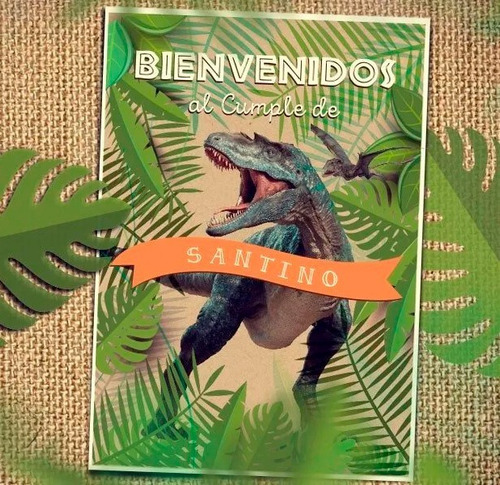 Kit Imprimible Dinosaurios Personalizado Para Cumpleaños