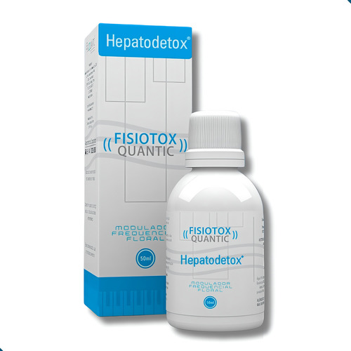 Hepatodetox Gotas Sublingual 50ml Fisioquântic Sabor Neutro