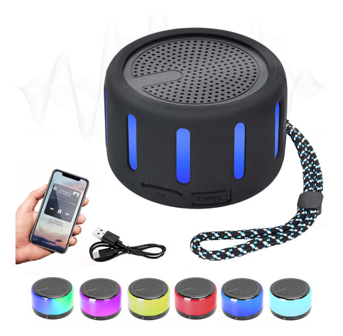 Bocina Bluetooth Portátil Inalámbrica Aux-in Micro Tf Tws