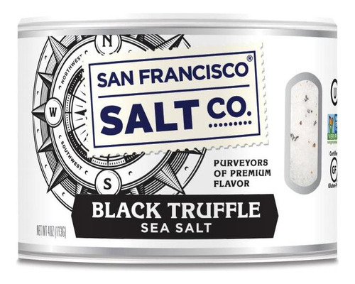 Sal Marina Gourmet San Francisco Con Trufa Negra 113g