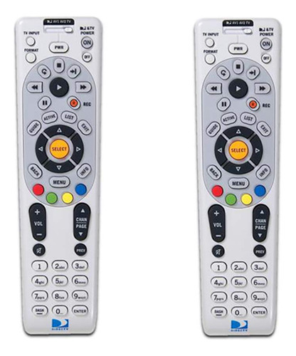 2 Pack - Directv Ir / Rf Universal Remote Control (rc66rx)