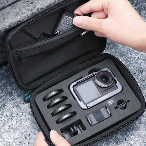 Case Estojo Para Dji Osmo Action 5 Pro / 4 / 3 Telesin