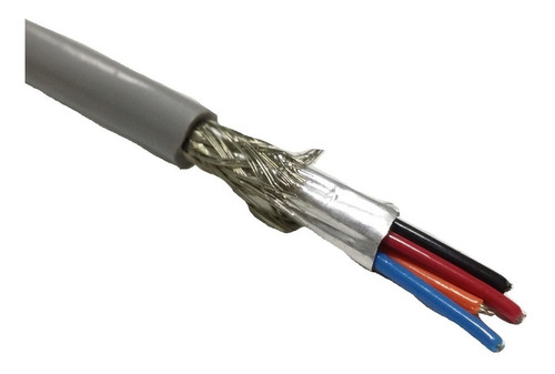 Cable Multiconductor Blindado 4 X 16 Awg Forro Gris