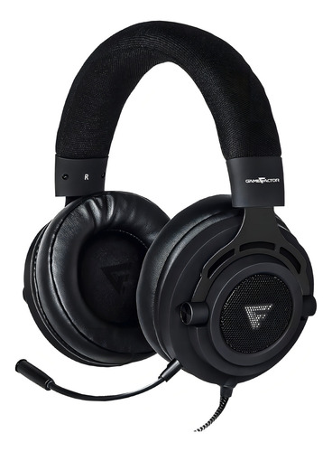 Amplificador de base USB Headband Gamer Hsg601 Gamefactor Pc 7.1 preto