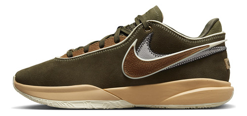 Zapatillas Nike Lebron 20 Olive Green Urbano Dv1190-901   