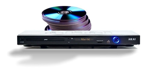 Imagen 2 de 7 de Dvd Reproductor + Radio Mp3 Wma Usb Akai Dvd-4010 Recoleta