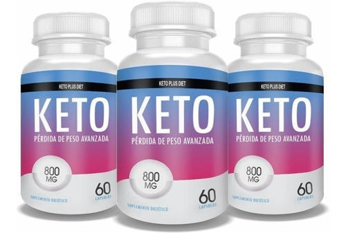 Quemador De Grasa Keto Plus X3 Dieta Avanzada 180 Capsulas