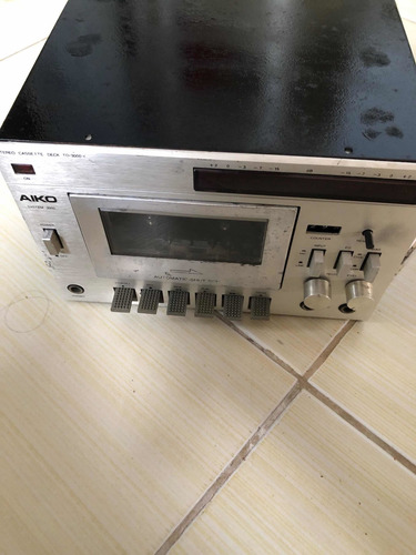 Tape Deck Aiko 3000 Funcionando Perfeitamente (Usado)