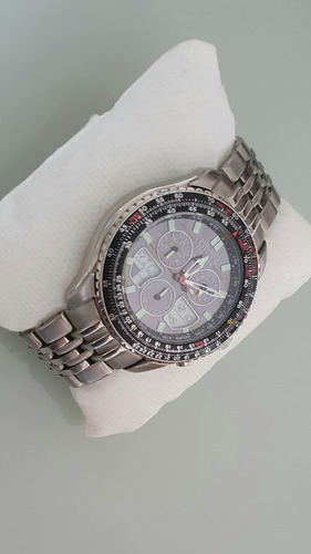 Citizen Navihawk Jr3034-59e Titânio C650 Eco Drive Red (Usado)