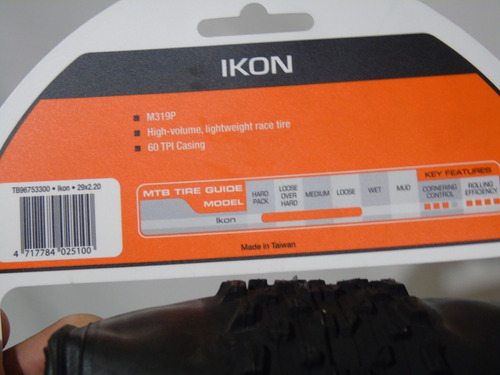 Imagen 6 de 7 de Llanta Mtb Maxxis Ikon 29*2.20. Kevlar