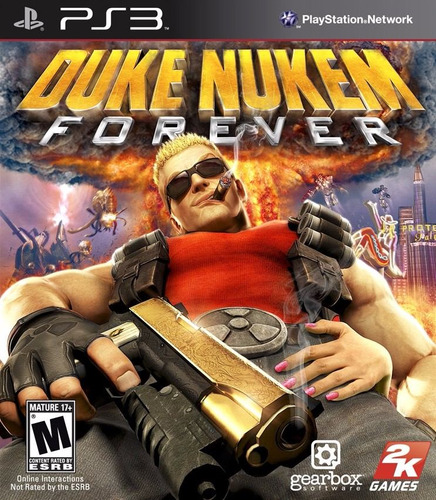 Jogo Duke Nukem Forever Playstation 3 Ps3 Mídia Física Game