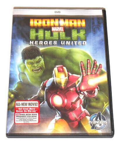Iron Man Marvel Hulk Heroes Unidos Pelicula Dvd Original 