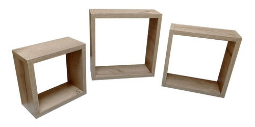 Set Repisas Cubos X3 Flotantes Modernas Y Decorativas