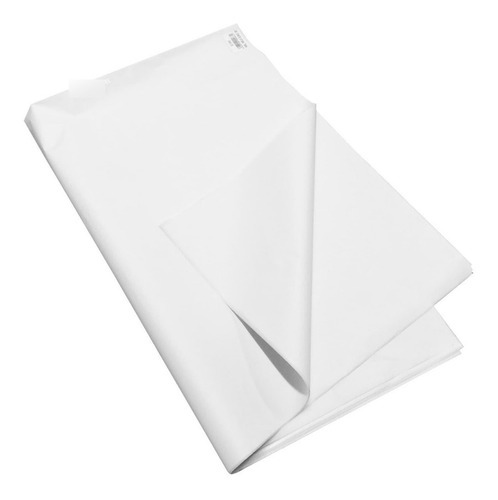 Imagen 1 de 5 de Papel Seda Blanco Pack X 20 Hjs De 50 X 70 Cms. Papel Cometa