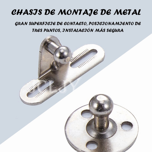 Imagen 5 de 10 de Brazo Bombin 100n Pack 6uni Para Puerta
