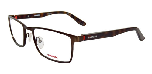 Lentes Carrera 8809 Soft Rectangle Armazón Oftálmico 56mm