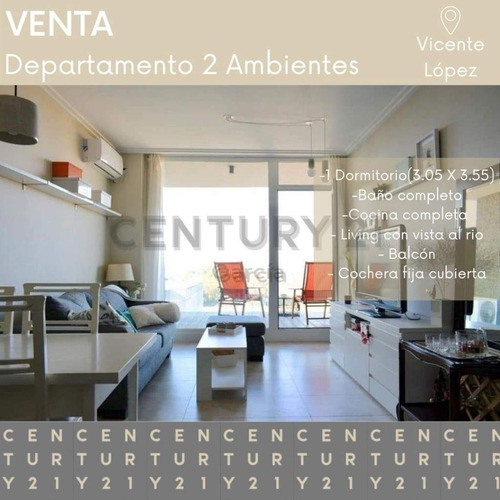 Venta De Departamento 2 Ambientes Con Vista Al Rio En Vicente López