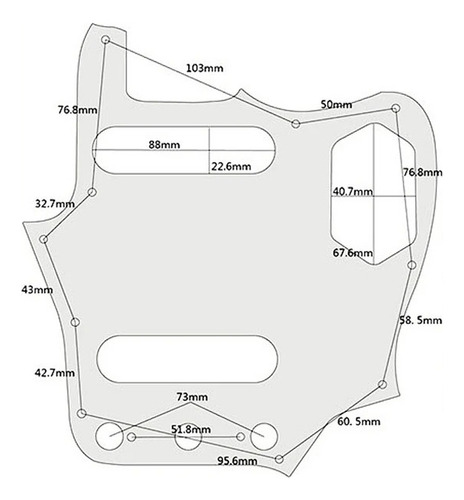Pickguard Jaguar Cool Parts Pjg06 Tortoise Fender 3 Capa