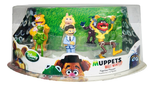Muppet Set Adornar 7 Figuras Rene Piggy