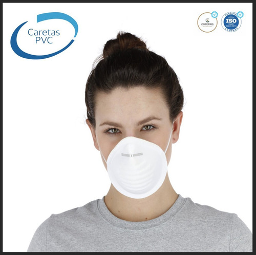 30 Caretas Protectoras 30 Cubreboca Liquido Limpiador Gratis
