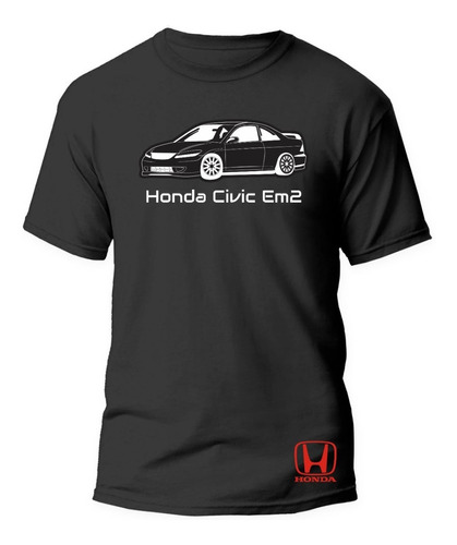 Playera Mod Honda Civic Em2 Estampado Reflejante