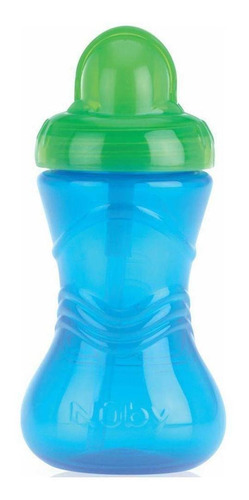 Copo Garrafinha Infantil 300 Ml Meninos Azul Nuby Nb10157