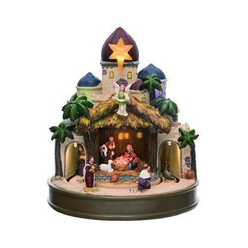 Valyria Llc Transpac M2372 - Pesebre Musical Iluminado, 11.5