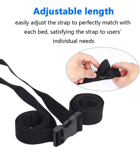 Hnyg - Escalera De Cuerda Para Cama Con Asas De Ayuda Para E