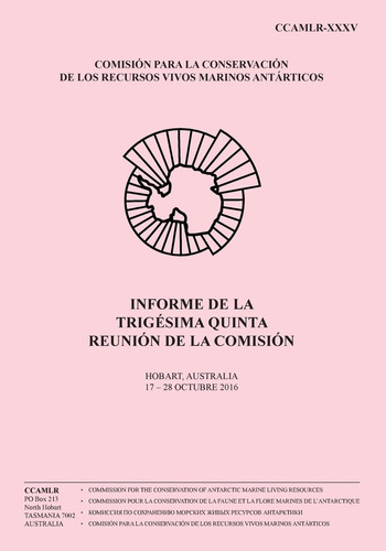 Libro: Informe De La Trigésima Quinta Reunión De La Comisión