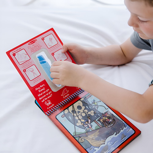 2 Libros Water Wow Pinta Con Agua Juego Didactico M&d