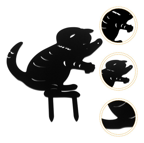 2025 Enchufe De Tierra Cat Silhouette Stake Cat Card